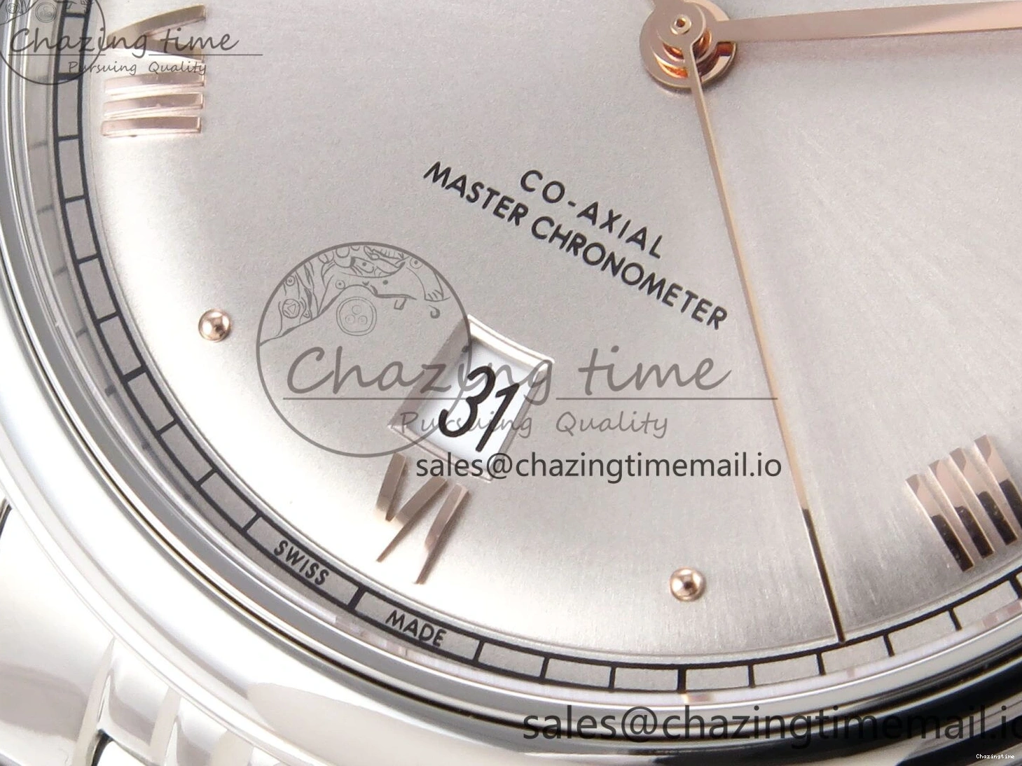 0104 De Ville Prestige SS VSF 1:1 Best Edition Gray Dial on SS Bracelet A OdorResistant 7702